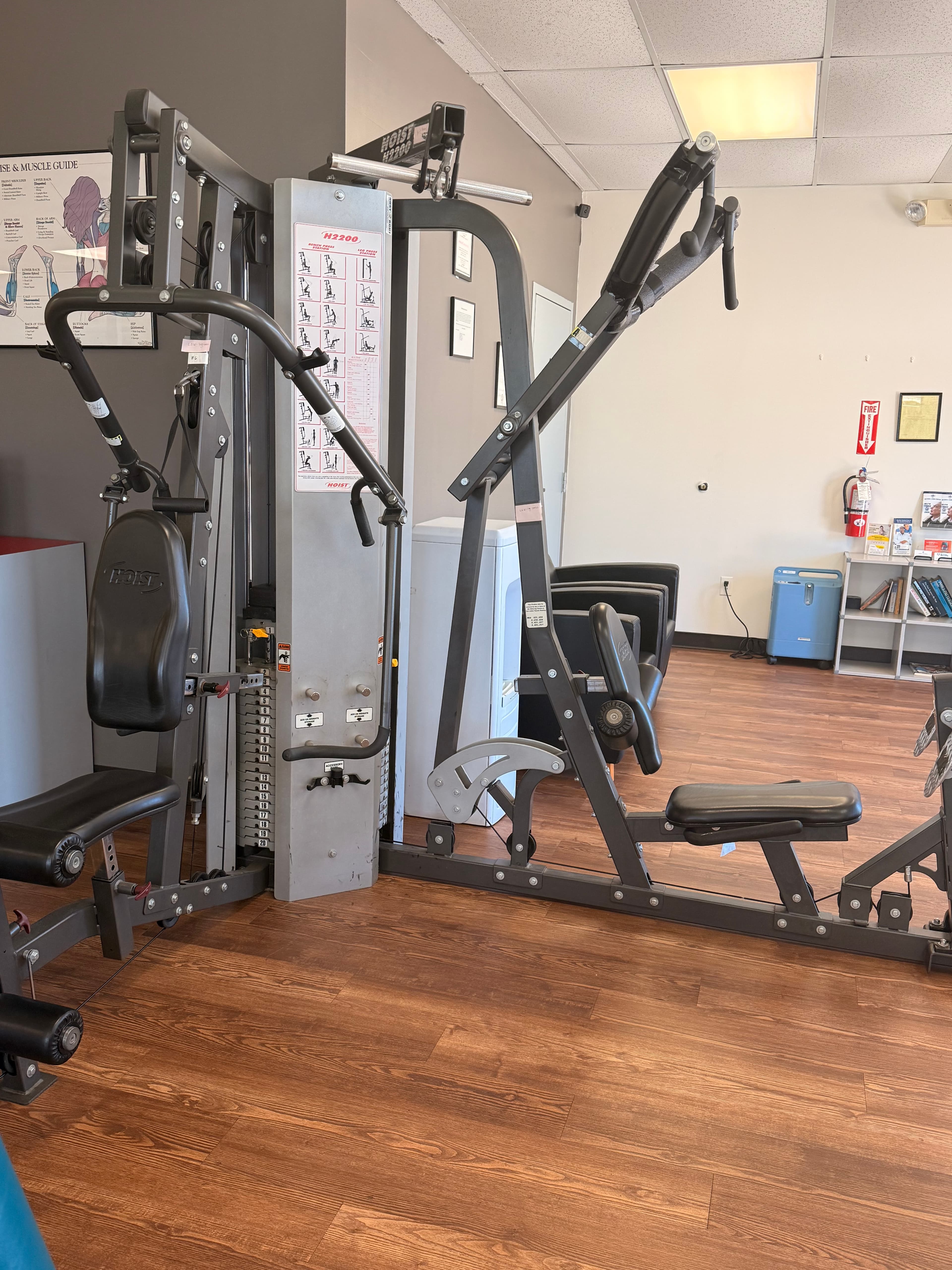 Pulmonary rehabilitation gym equipment
