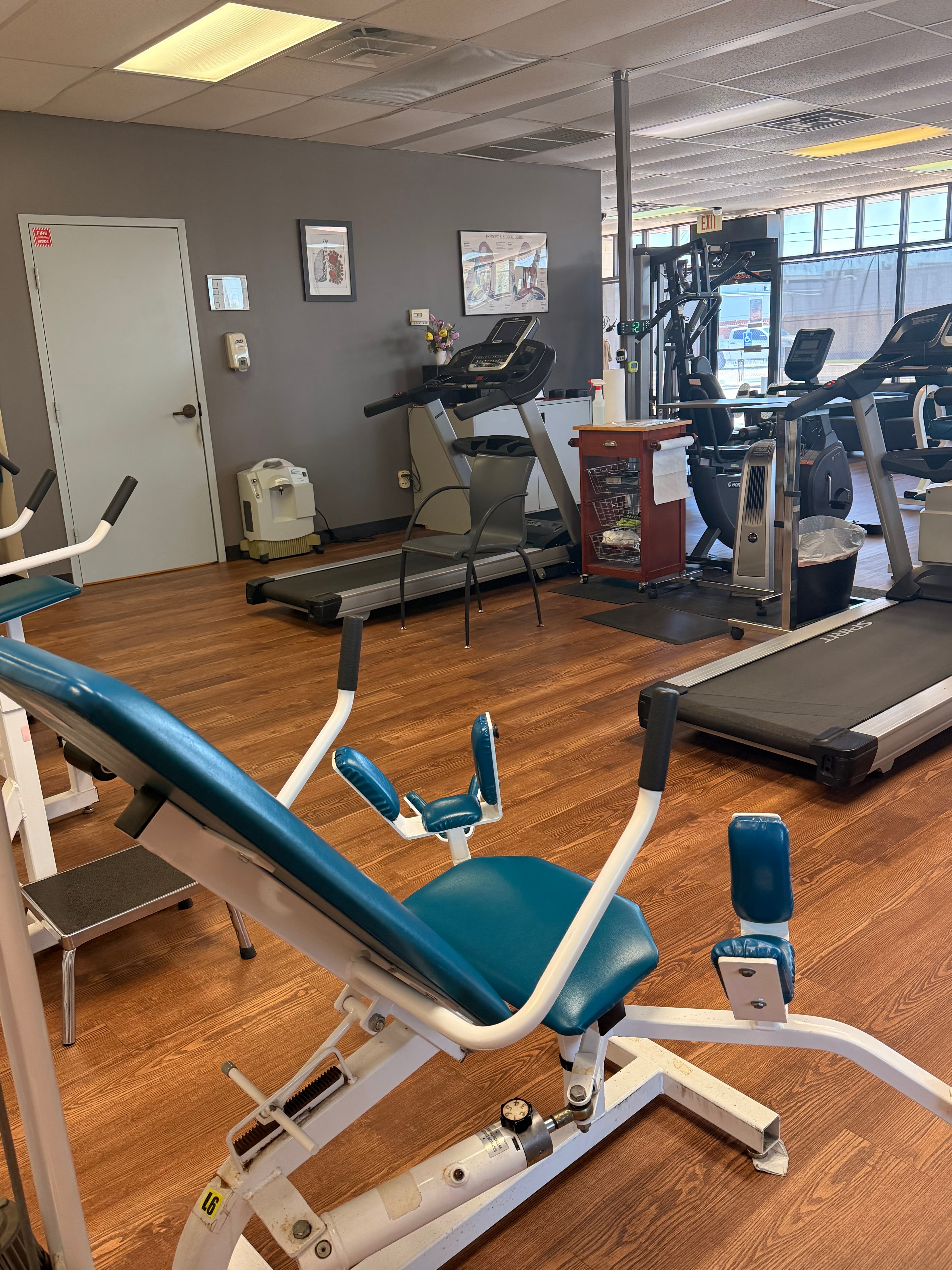 Pulmonary rehabilitation gym at Asthma & Lung Center
